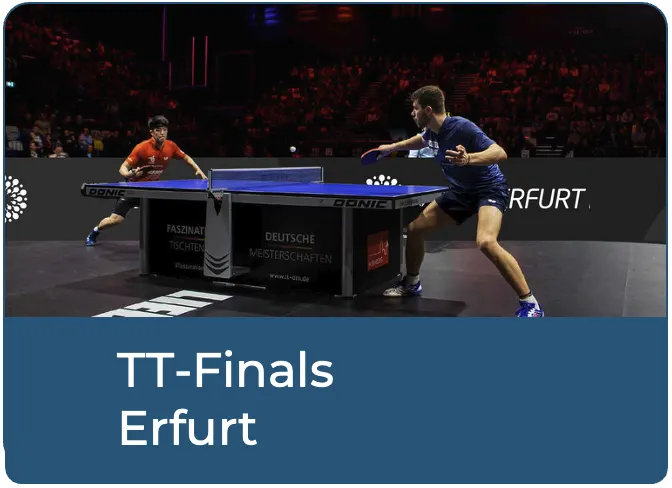 Table Tennis Finals Erfurt event delivery reference